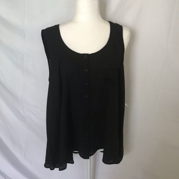 Style & Co. Tops - Style & Co. Large Black New Beautiful Top